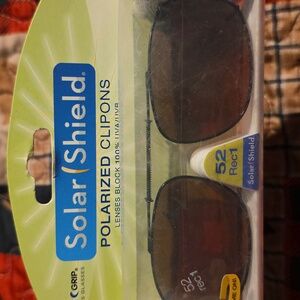 Solar Shield Polarized Clip-On Sunglasses 52 Rec 1